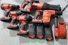 Hilti Lot TE SR SIW SID SF 6-22 CORDLESS  HAMMER DRILL 3X Battery & CHARGER 