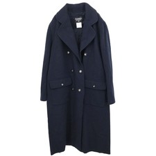 Chanel Coat Navy 95A #40 178425