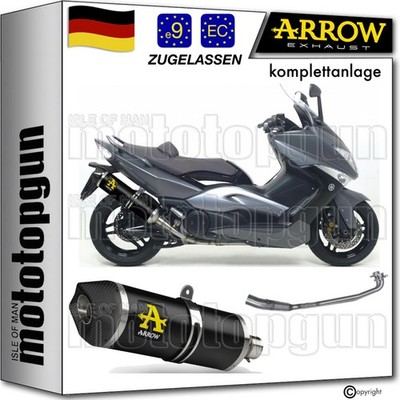 ARROW KOMPLETTANLAGE ABE KAT RT SCHWARZ C YAMAHA TMAX T-MAX 500 YP 2009 09