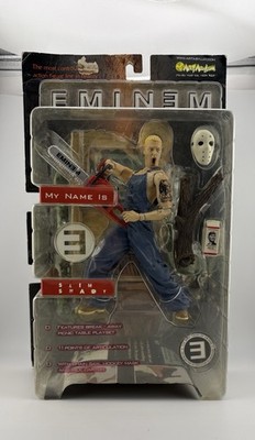 Eminem Art Asylum Slim Shady Chainsaw Marshall Mathers 7” Action