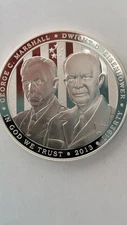 2013-P United States Proof Silver Dollar Commemorative, 5 Star Generals