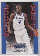 2020-21 Panini Contenders Draft Picks School Colors Paul Reed #34 0q0