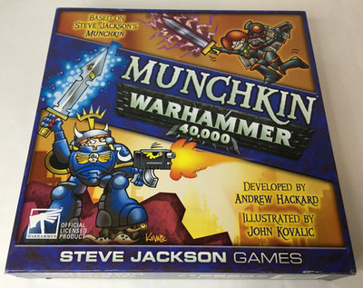 Munchkin Warhammer 40,000 Board Games Workshop Steve Jackson - 100% Complete