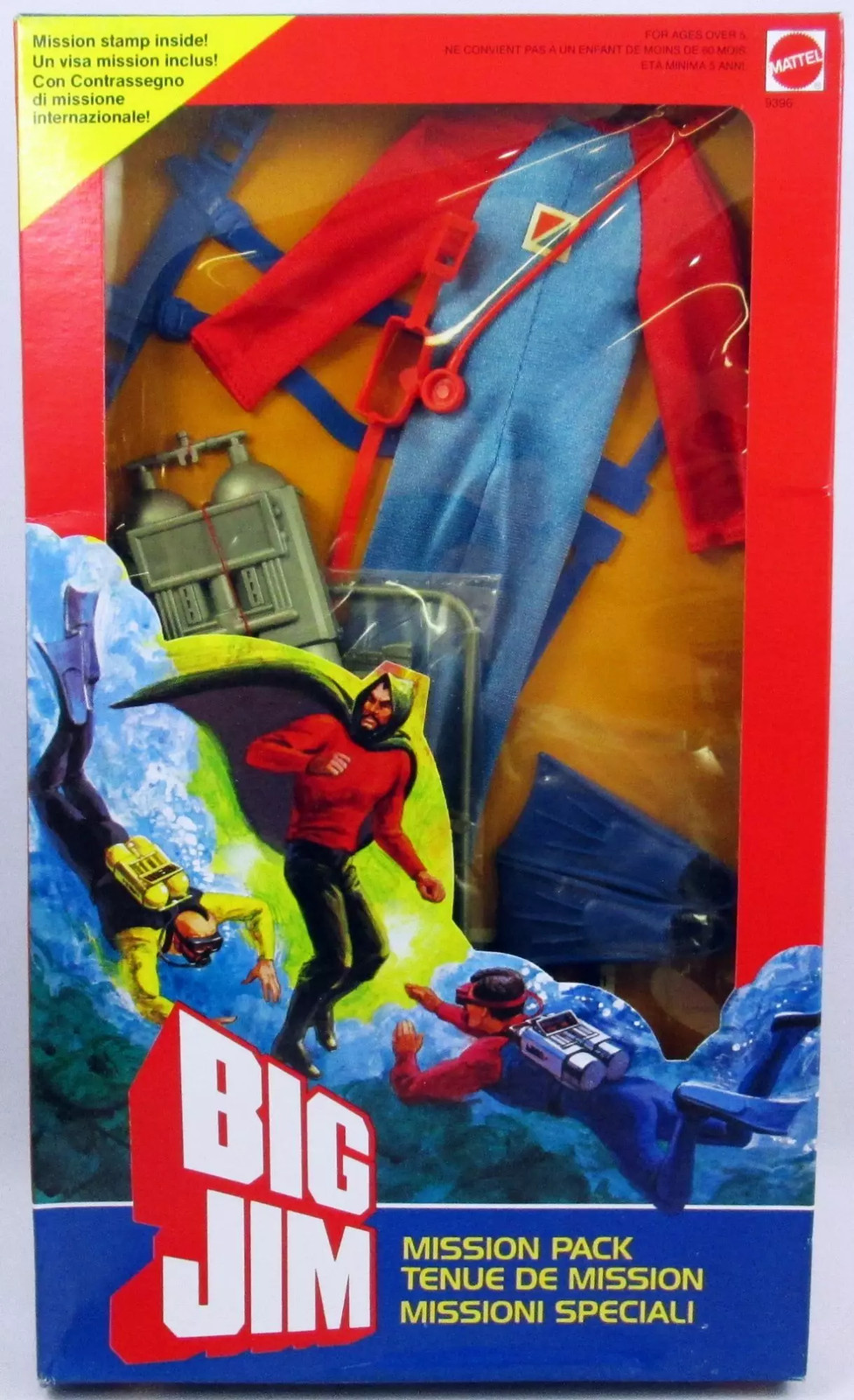 Tenue Commando Mondial sous-marine Big Jim en parfait état ref 93