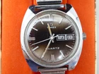 Gent's Vintage Boxed Timex Quartz Wristwatch - with Balance Wheel