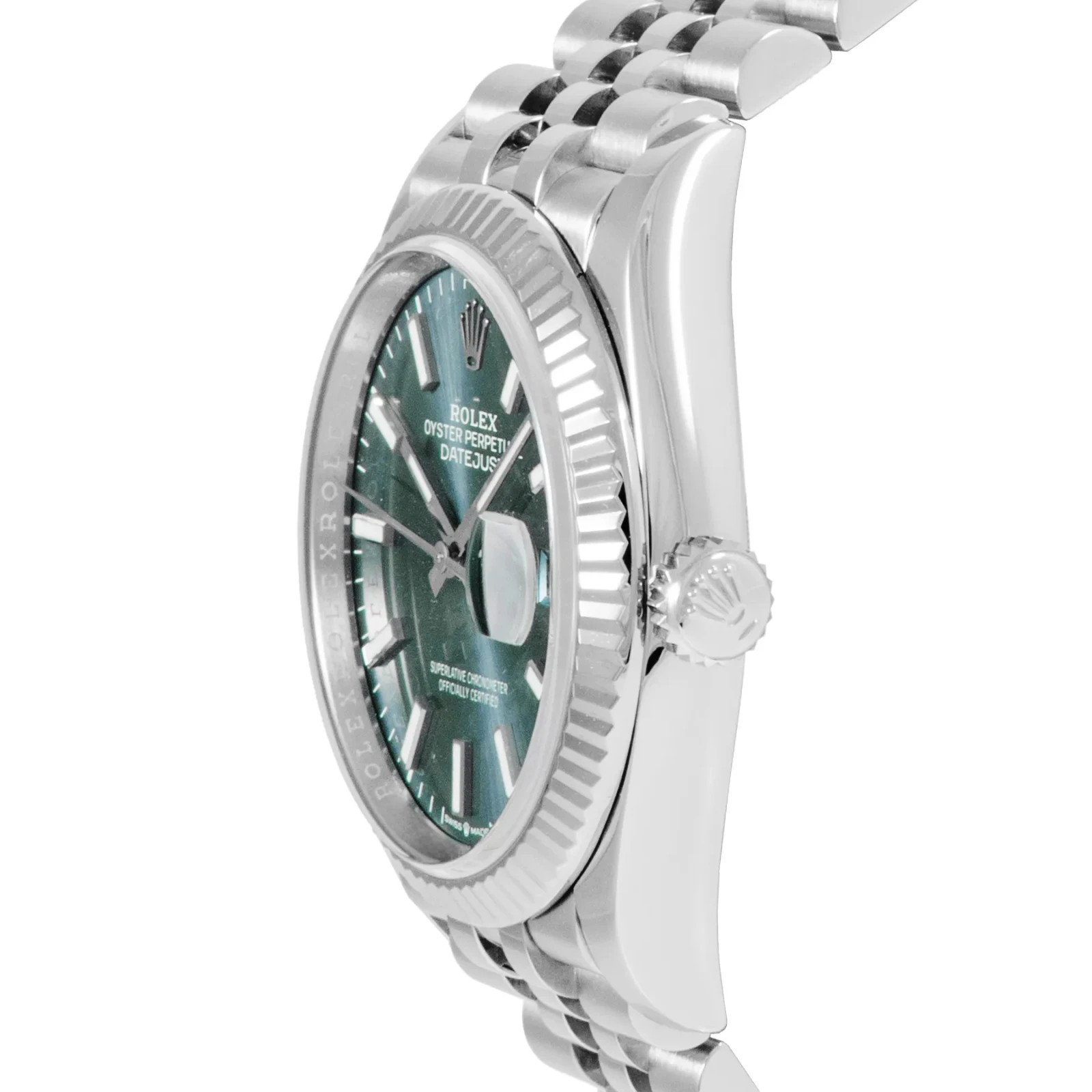 Rolex Datejust 36 Mint Green Dial Steel image 3