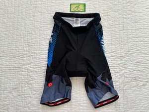 Leobaiky Bike Cycling Shorts Men’s Blue & Black XL/XLarge Riding Padded New wTag