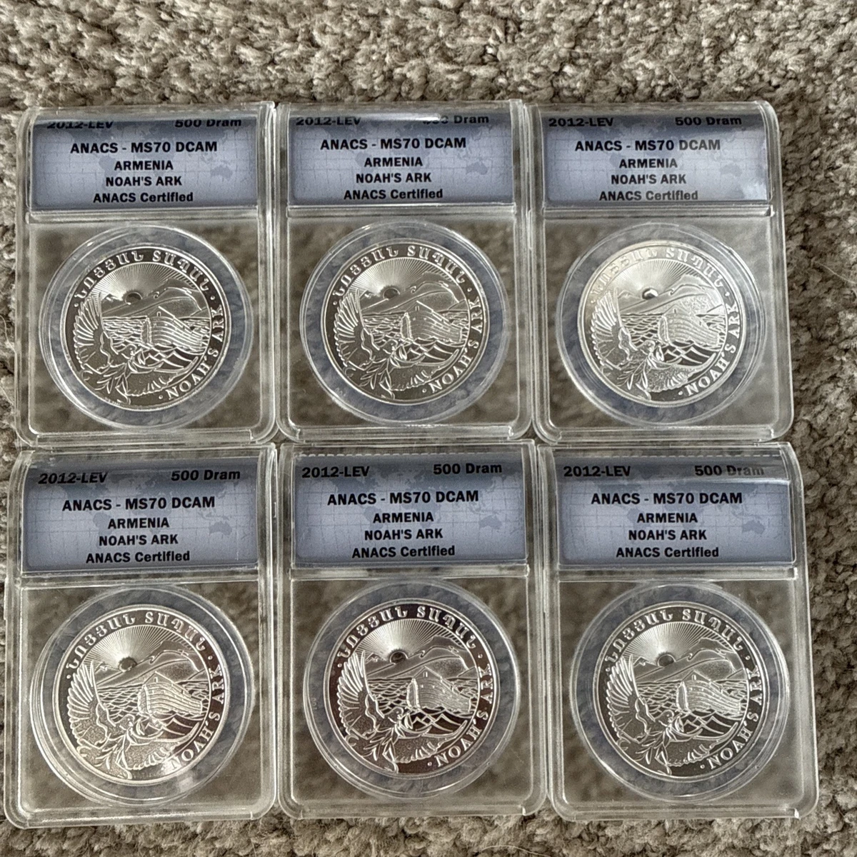 2012 Grade MS 70 ANACS Certified Silver Bullion Coins for sale | eBay