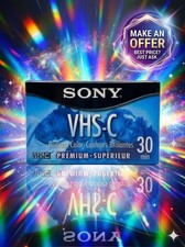 Sony VHS-C Video Tapes 30 Minute Premium Grade TC-30HG New Sealed Lot of 4