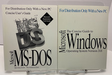 Microsoft MS-DOS Concise User Guide Windows 3.11 Concise Guide Books A15