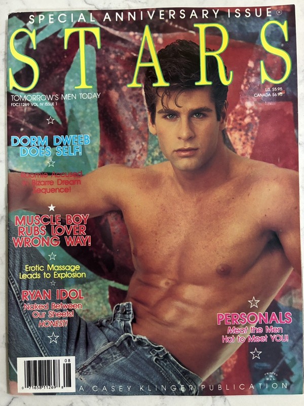 Vintage Stars Magazine A Special Issue Vol. IV  Issue 1 male interest Ryan Idol
