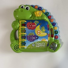 LeapFrog Dino  s Delightful Day Electronic Book Educational Learning Toy Tested