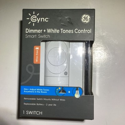 GE CYNC Dimmer + White Tones Control Smart Switch/Keypad - Wire-Free