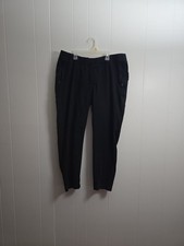 Large Unisex Pull Up Carhartt Black Work Pants