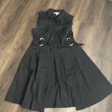 Stylish black dress. 100% cotton.