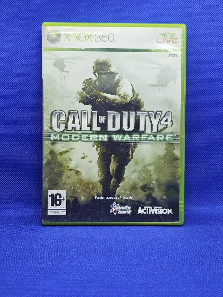 Call of Duty 4 Modern Warfare Xbox 360 PAL Français Activision 2007 complet - Photo 1/3