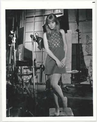 BRITT EKLAND SELTENES 10X8 FOTO TOLLER SEXY ARCHIVDRUCK LEGGY