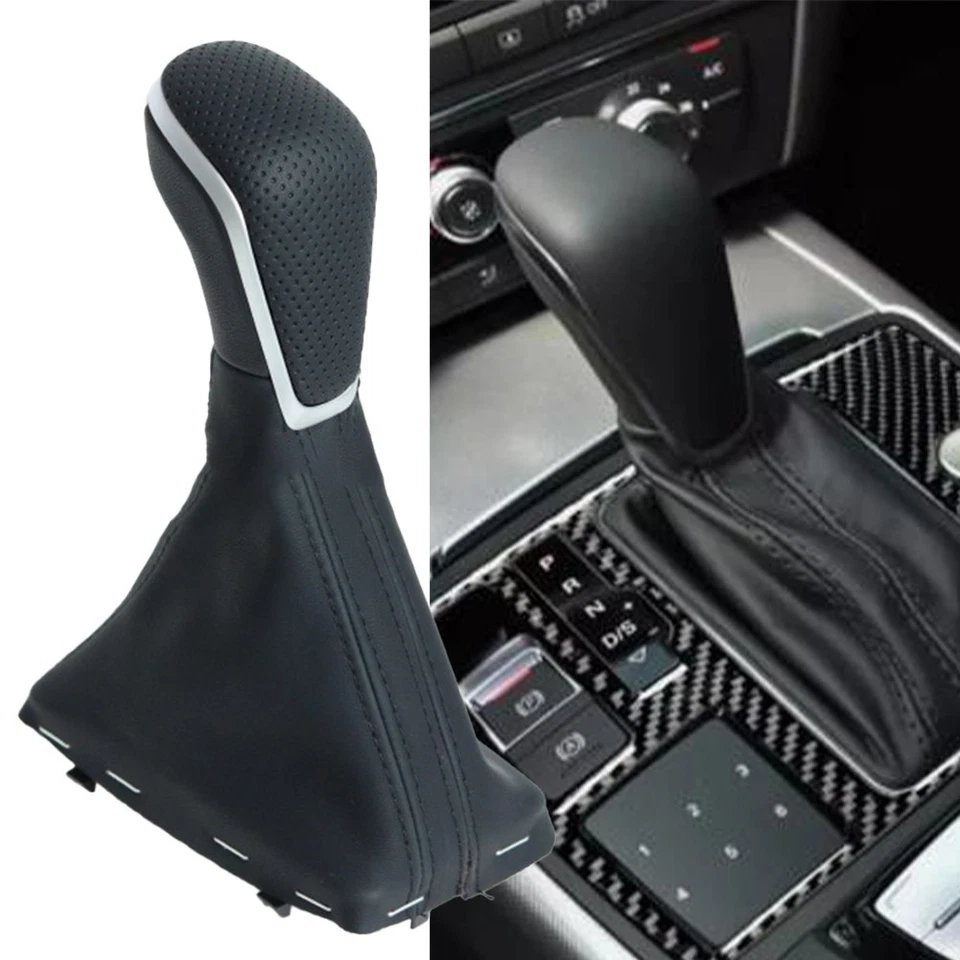 Leather Gear Shift Knob for For A7 For A6 PA Style C7 2016 2017 2018 LHD - Image 2 of 4