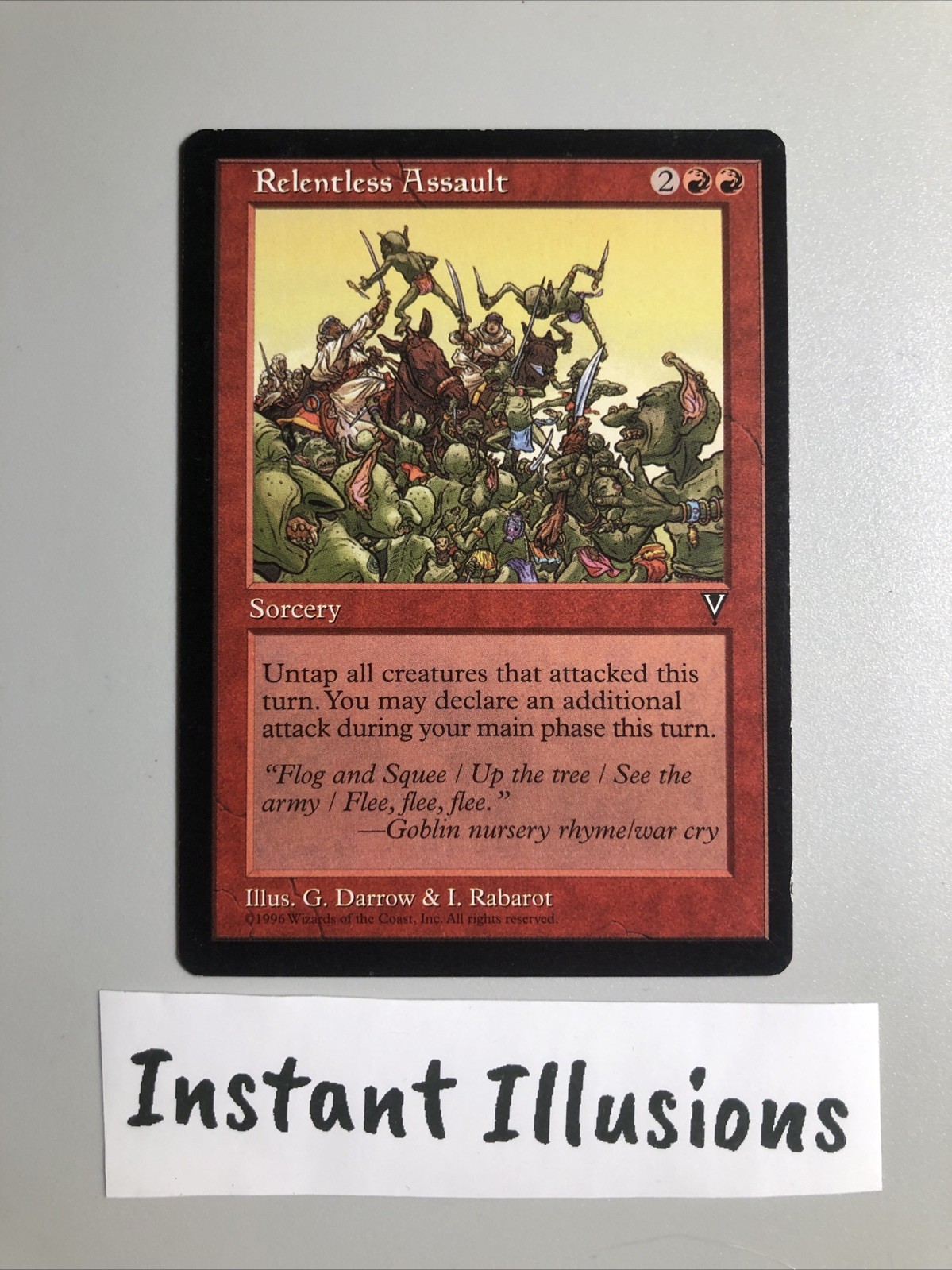 LP Relentless Assault - Visions Mtg Tcg