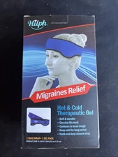 Headache Ice Pack Migraine Head Wrap Reusable Cold freeze gel Forehead Tension