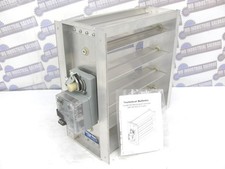 EWC ULTRA-ZONE - 12X12ND - 12 x 12 MOTORIZED DAMPER - 24V 97% Leak-Proof - (NEW)