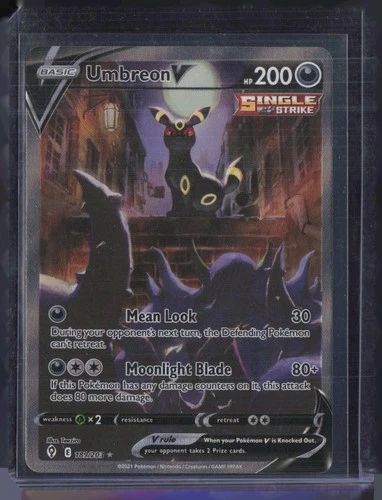 2021 Pokemon Sword & Shield Evolving Skies #189 Umbreon V #2
