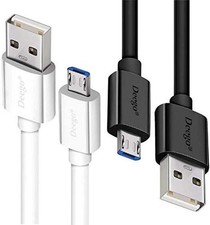 Micro USB Cable, 2Pack Extra Long Android Charger Cable 10Ft 6Ft, Charger