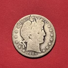 (1) Beautiful Antique 1904-S Barber Half Dollar G-GOOD NICE FILLER BETTER DATE