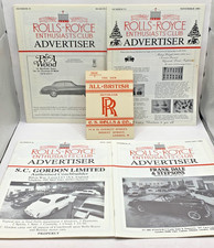 Rolls Royce Enthusiast's Club Advertiser Booklets Plus January 1905 Specs Book