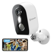 Galayou Wireless Battery-powered Security Camera Outdoor WiFi Color Night Vision