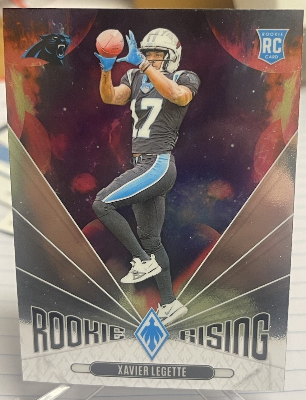 2024 Panini Phoenix - Rookie Rising Xavier Legette #RR-XLE (RC) PANTHERS