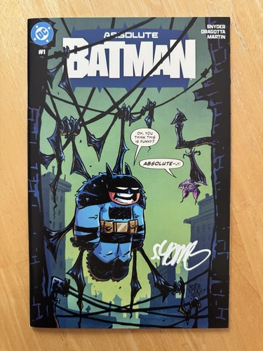 ABSOLUTE BATMAN #1 1st Print SKOTTIE YOUNG Signed Exclusive Variant COA HOT NM!