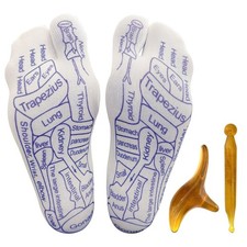 Acupressure Reflexology Socks Physiotherapy Massage Relieve Tired Feet Reflex...