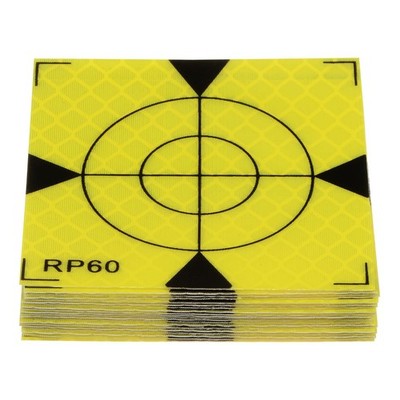HARFINGTON 20pcs Survey Reflector Sheets 60mm Self-Adhesive 60mm, Green