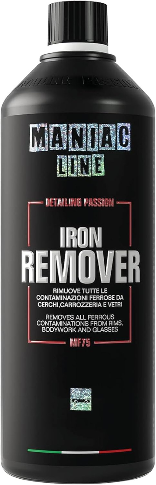 Décontaminant ferreux carrosserie Maniac Line Iron Remover 1000ml pH neutre nettoyant jantes alu