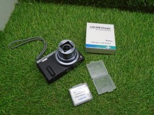 Panasonic LUMIX DMC-TZ60 18,1 megapixel fotocamera digitale + X 2 CARICABATTERIE TESTATO #6N