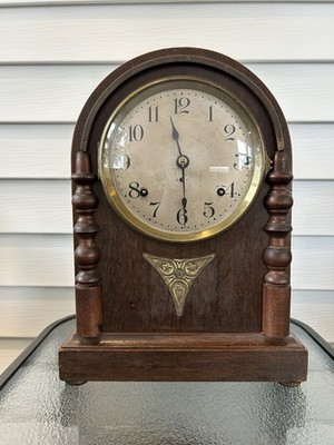 Seth Thomas Arched Top Mantel Clock Sonora 4 Rod Chime