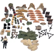 21st Century & Unimax Toys Forces of Valor Diorama Soldiers Accessories Lot