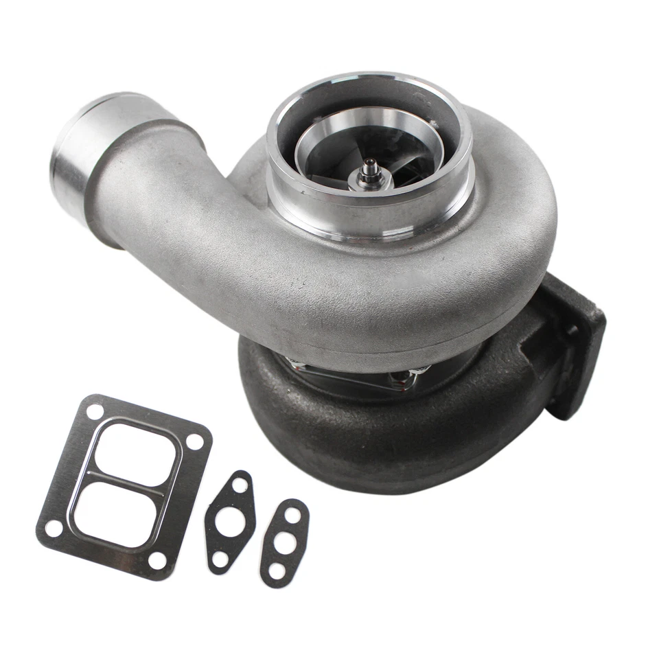 GT45 T4 Brida 1.05 Turbina A/R BOOST UPGRADE CARRERAS TURBO CARGADOR Universal Foto 3 de 4