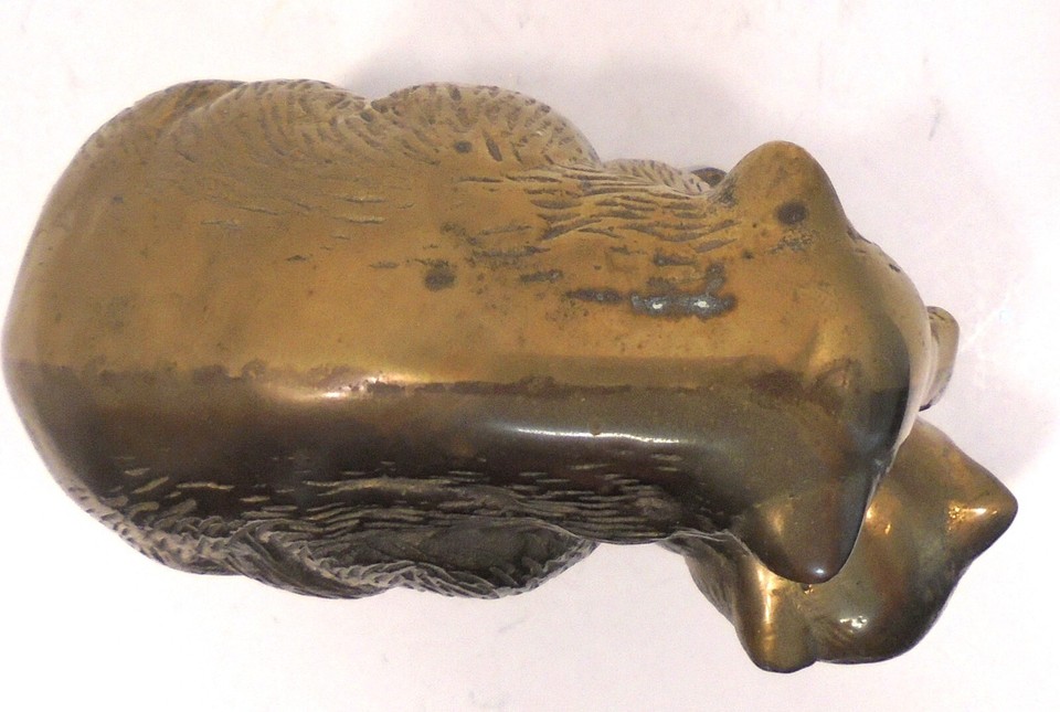 Russian Solid Brass Bears In Love Humping Bears Mating Bears Doorstop