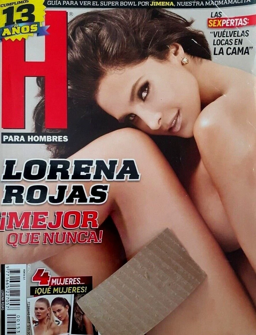 LORENA ROJAS -H PARA HOMBRES-FEBRERO 2012-MEXICO MAGAZINE | eBay