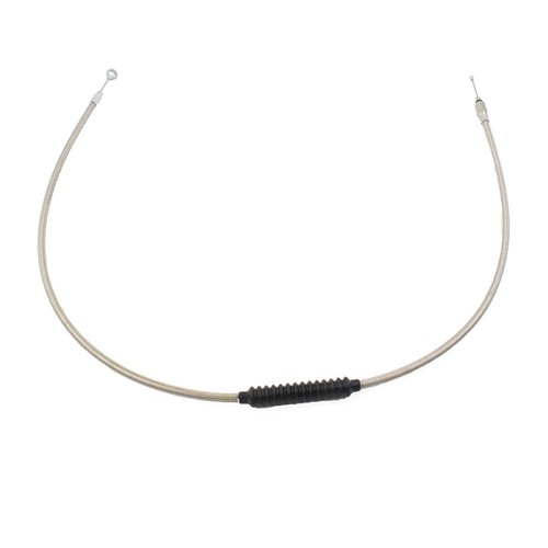 New Stainless Clutch Cable Fit Harley Dyna FXDWG Softail Fatboy FLSTF Road Glide - Picture 5 of 7