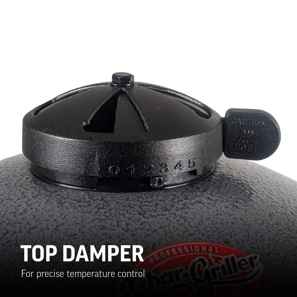 Char-Griller® AKORN® Jr. Portable Kamado Charcoal Grill and Smoker wit - Image 3 of 4