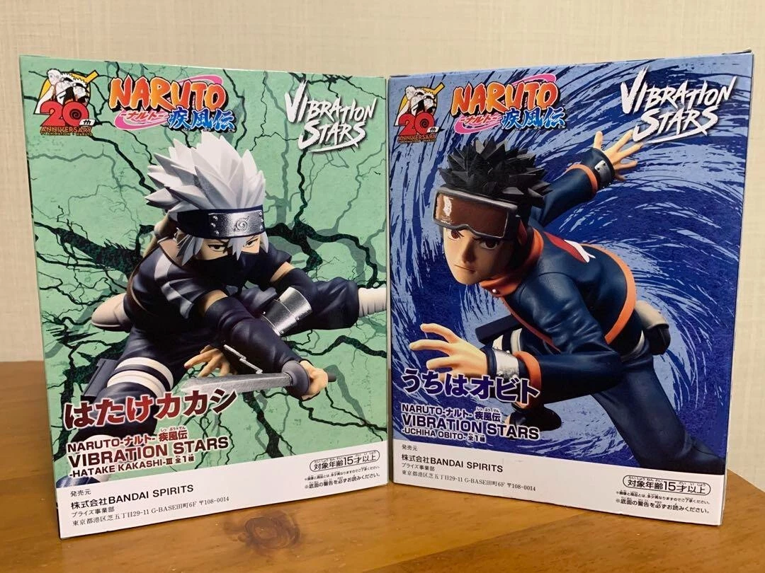 NARUTO Kakashi Hatake III Obito Uchiha Figure Set VIBRATION STARS