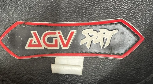 AGV Sport Mens 38 Black Leather Motorcycle Jacket Padded armored Vented Lined  image 7