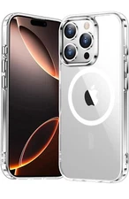 Temdan for iPhone 16 Pro Max Case Clear, [Compatible with