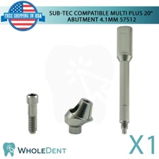 1X Bego® Compatible Angulated Multi Unit Abutment 20° Ø4.1mm Instrument Lab