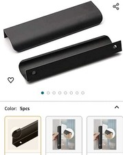 Hidden Cabinet Handles Alloy Kitchen Cupboard...