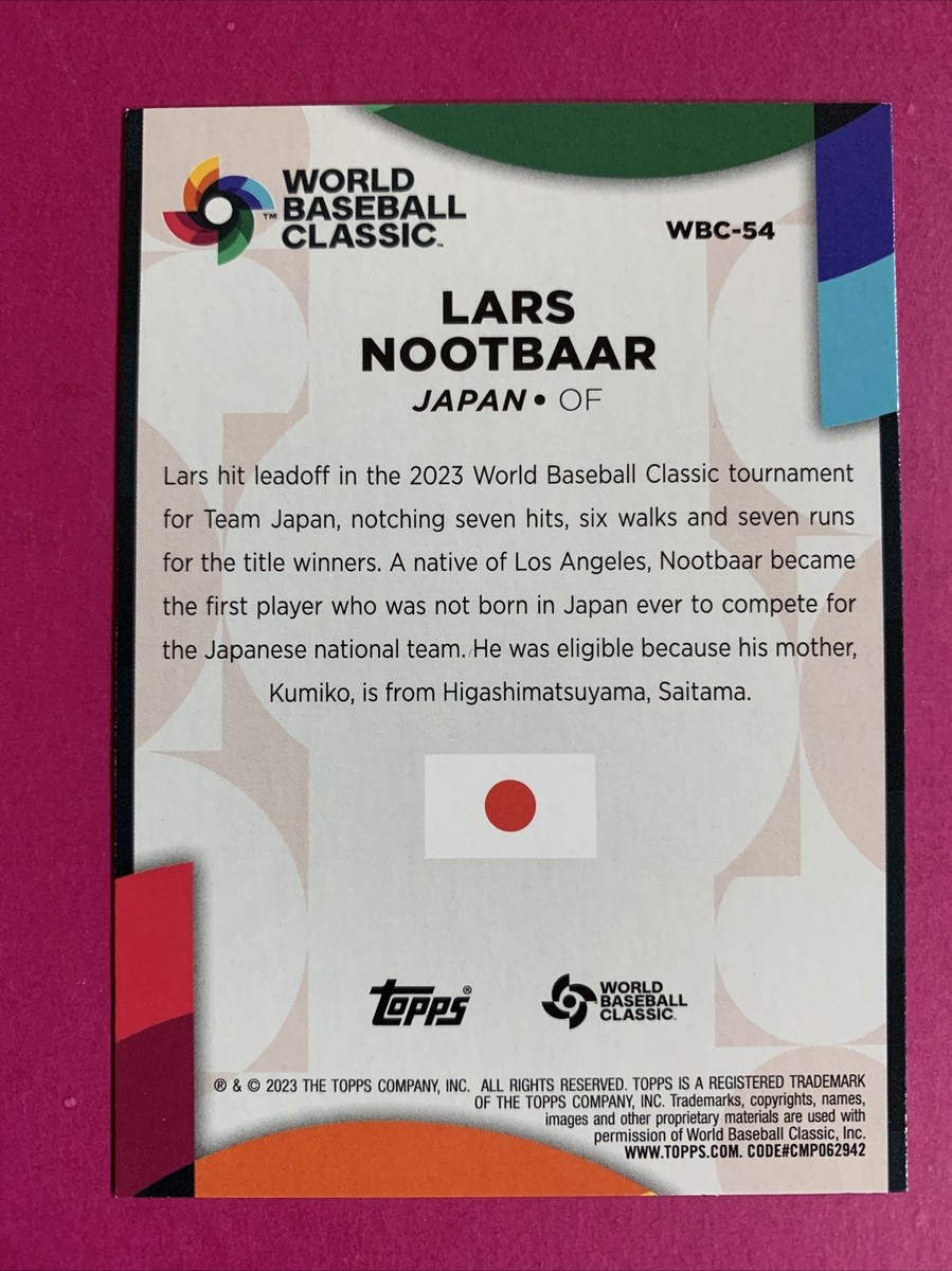 ゲームセンター・ゲームカード Topps Chrome Gold Lars Nootbaar WBC PSA 2023 BOWMAN CHROME LARS NOOTBAAR 45/50 GOLD REFRACTOR #WBC