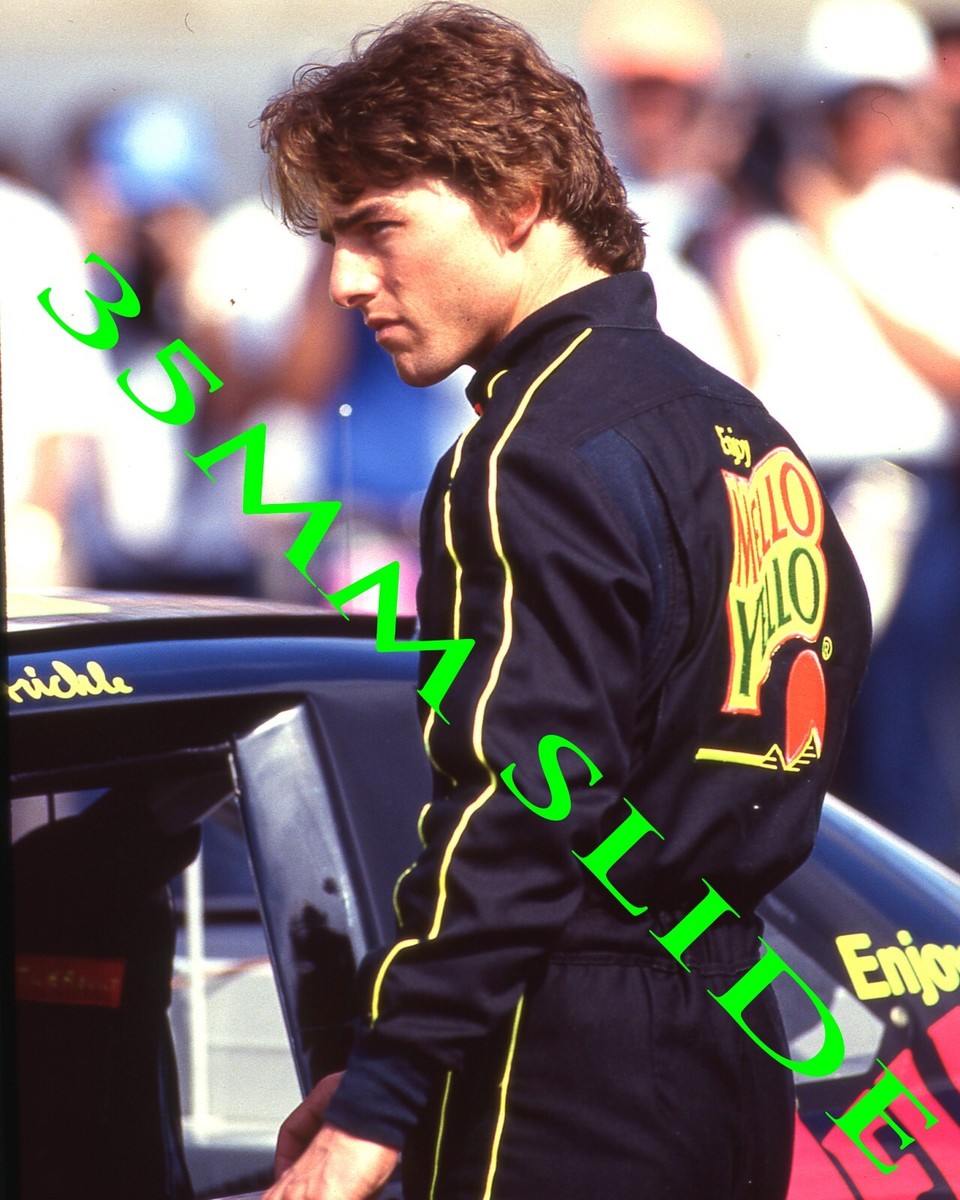 35MM NASCAR SLIDE - TOM CRUISE / COLE TRICKLE DAYS OF THUNDER #VR2